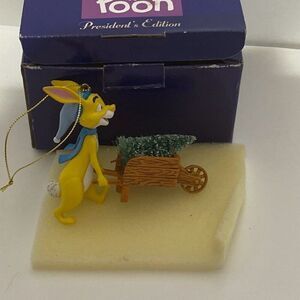 Grolier President's Edition Disney's Winnie the Pooh Rabbit Christmas Ornament